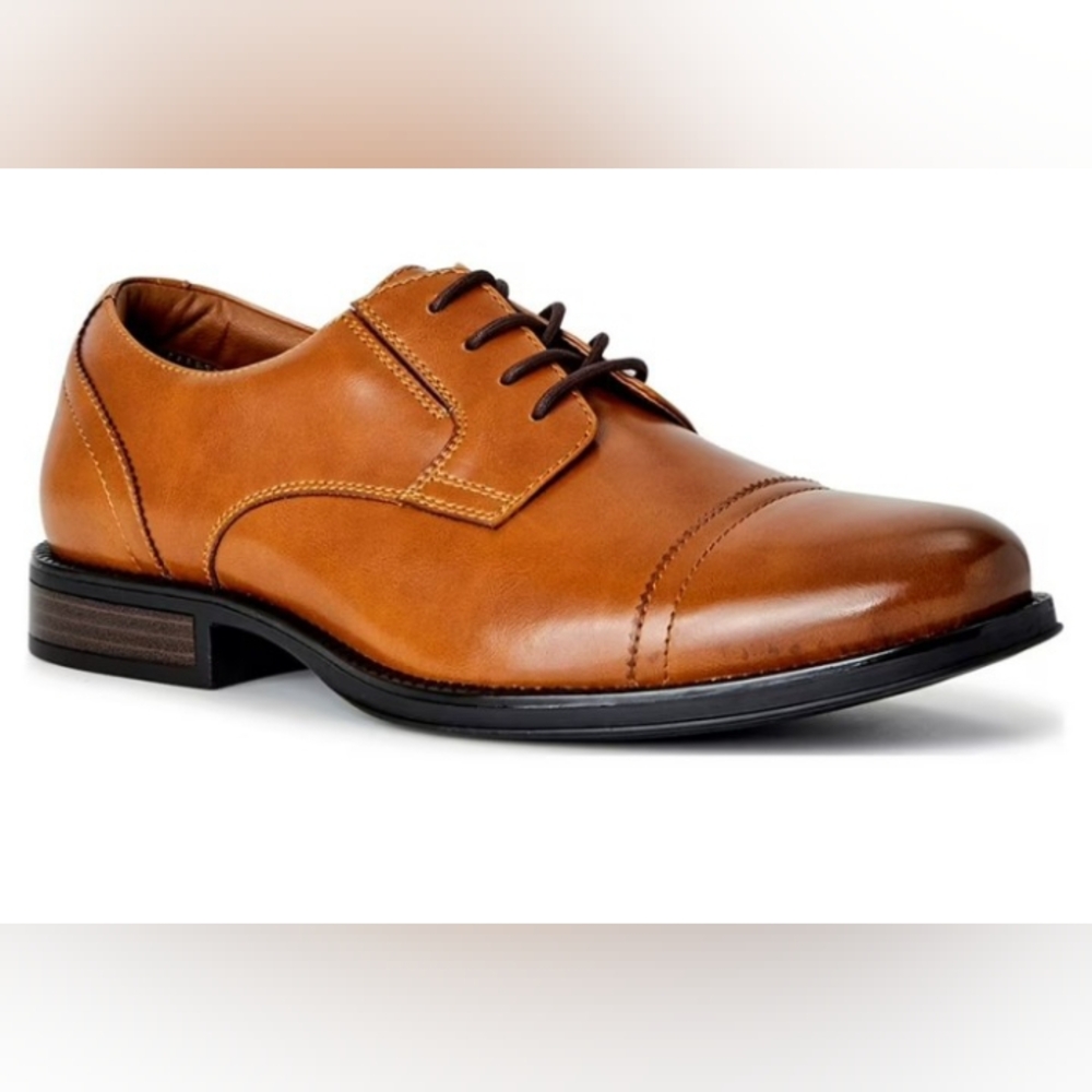 ‼️George Tan Leather Men's Oxfords
